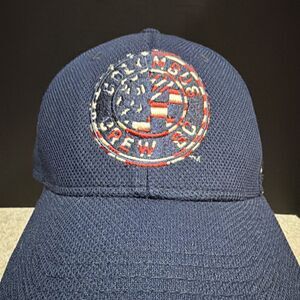 MLS Columbus Crew Stretch Fit Hat Blue & White Adidas